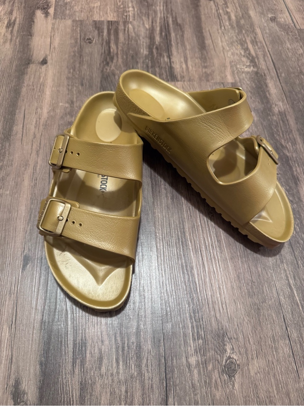 Birkenstock Unisex Sandal Arizona EVA Glamour Gold Plastic Waterproof 41